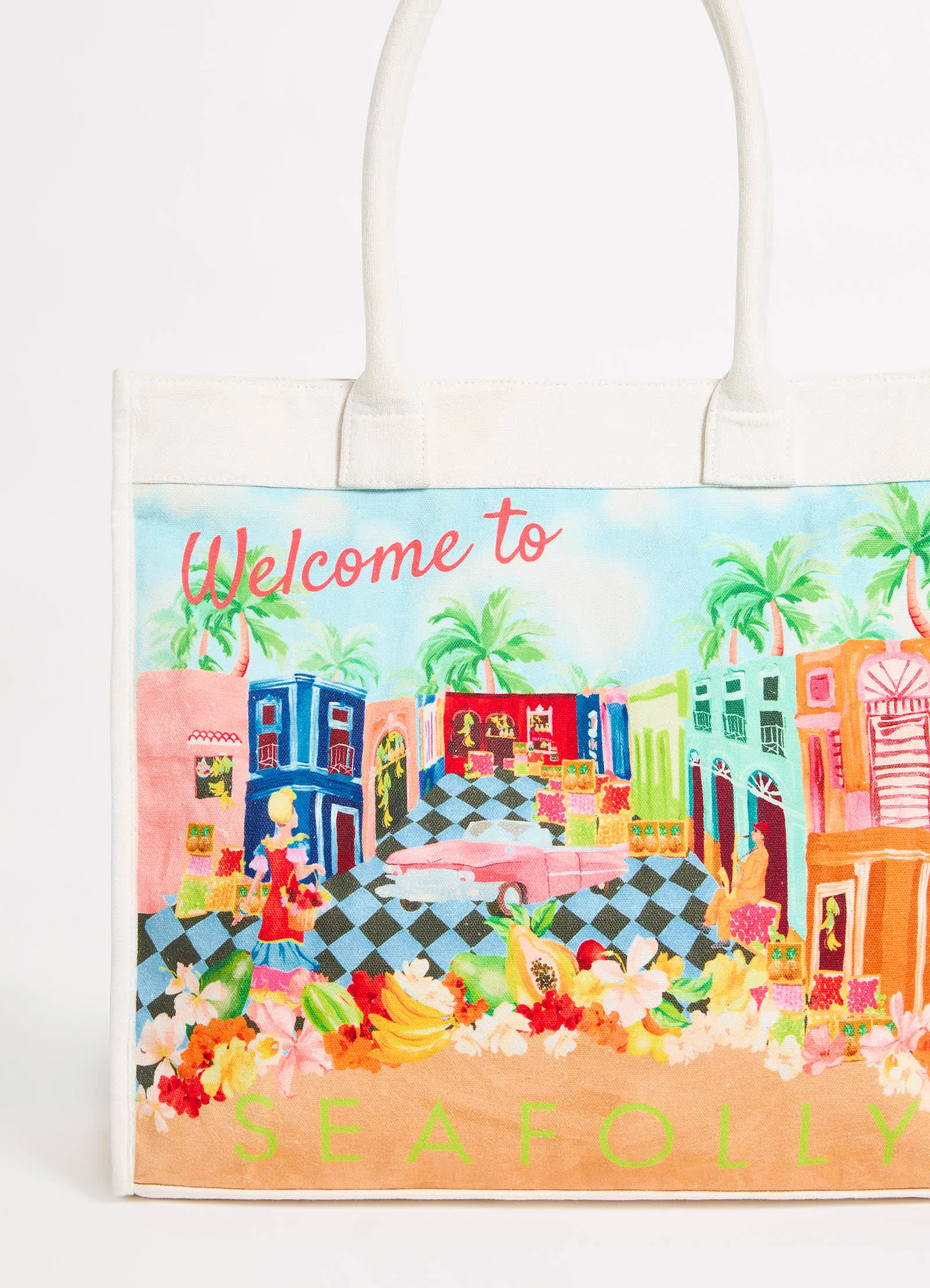 Cuba Tote Bag - Turquoise sold by Seafolly product image thumbnail 3