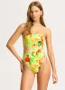 Tropique DD Bandeau One Piece - Aloe Gel sold by Seafolly