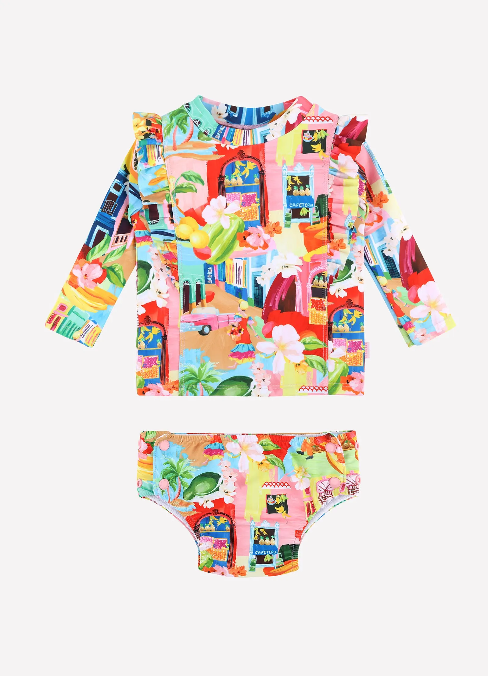 Cuba Frill Rashie Set - Cuba sold by Seafolly