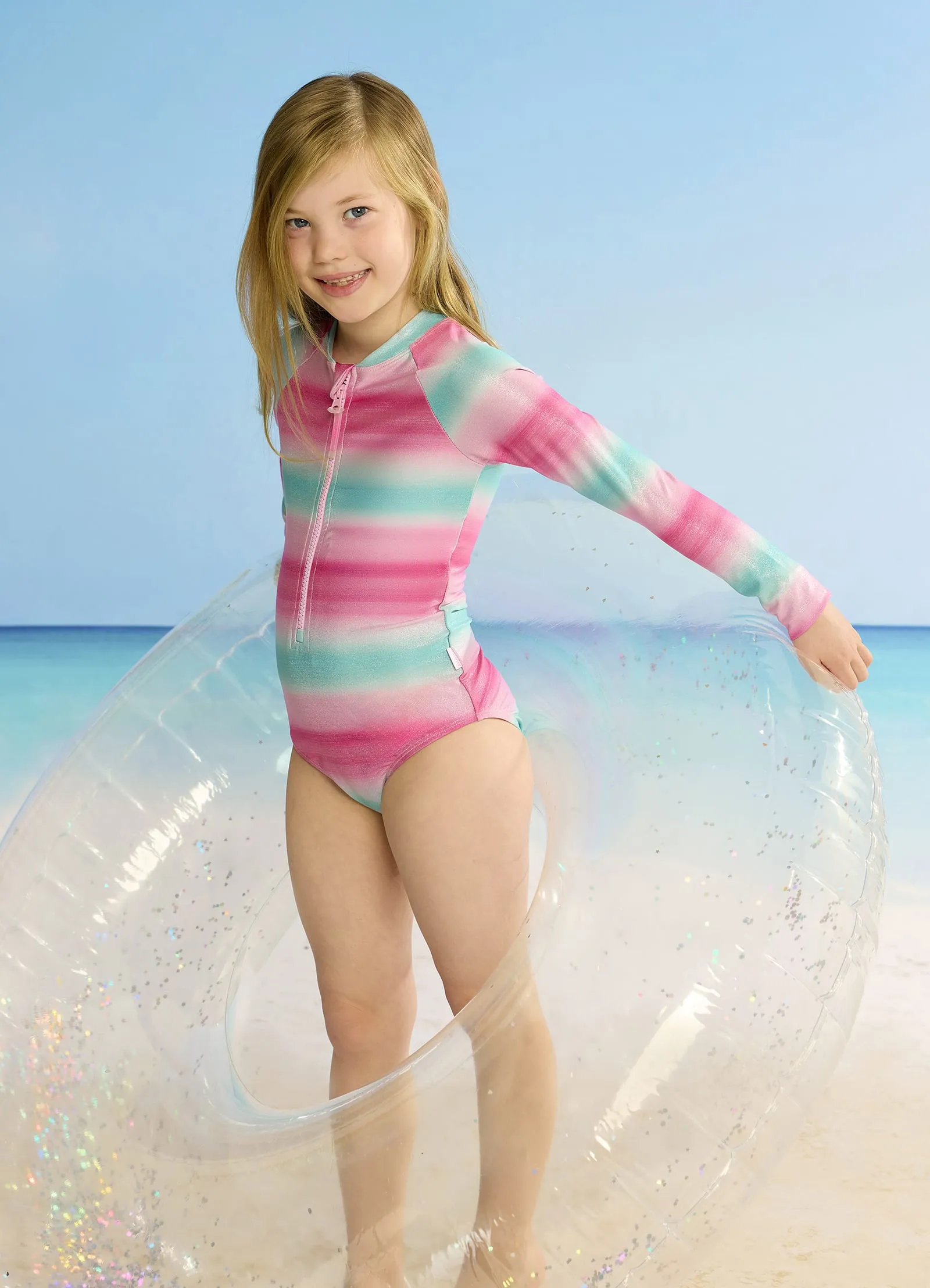 Ombre Zip Front Surfsuit - Ombre sold by Seafolly product image thumbnail 2