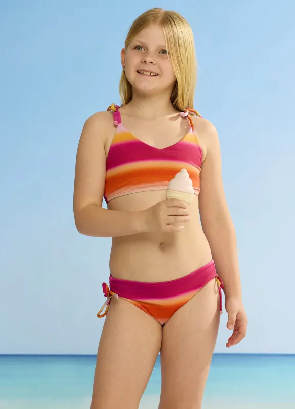 Ombre Tie Bikini - Ombre Red sold by Seafolly
