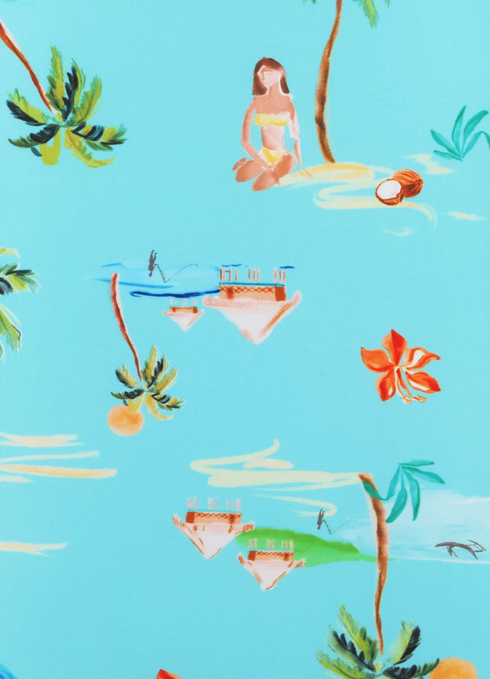 Isla Palm Frill Sunsuit - Isla Palm Blue sold by Seafolly product image thumbnail 5