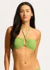 Oasis Diamond Wire Bandeau Bikini Top - Sage sold by Seafolly