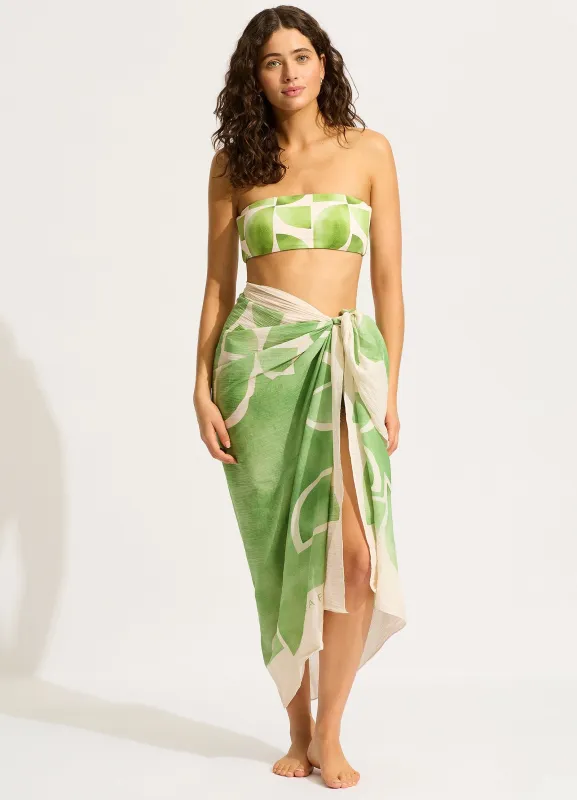 Sunray Sarong - Sage sold by Seafolly