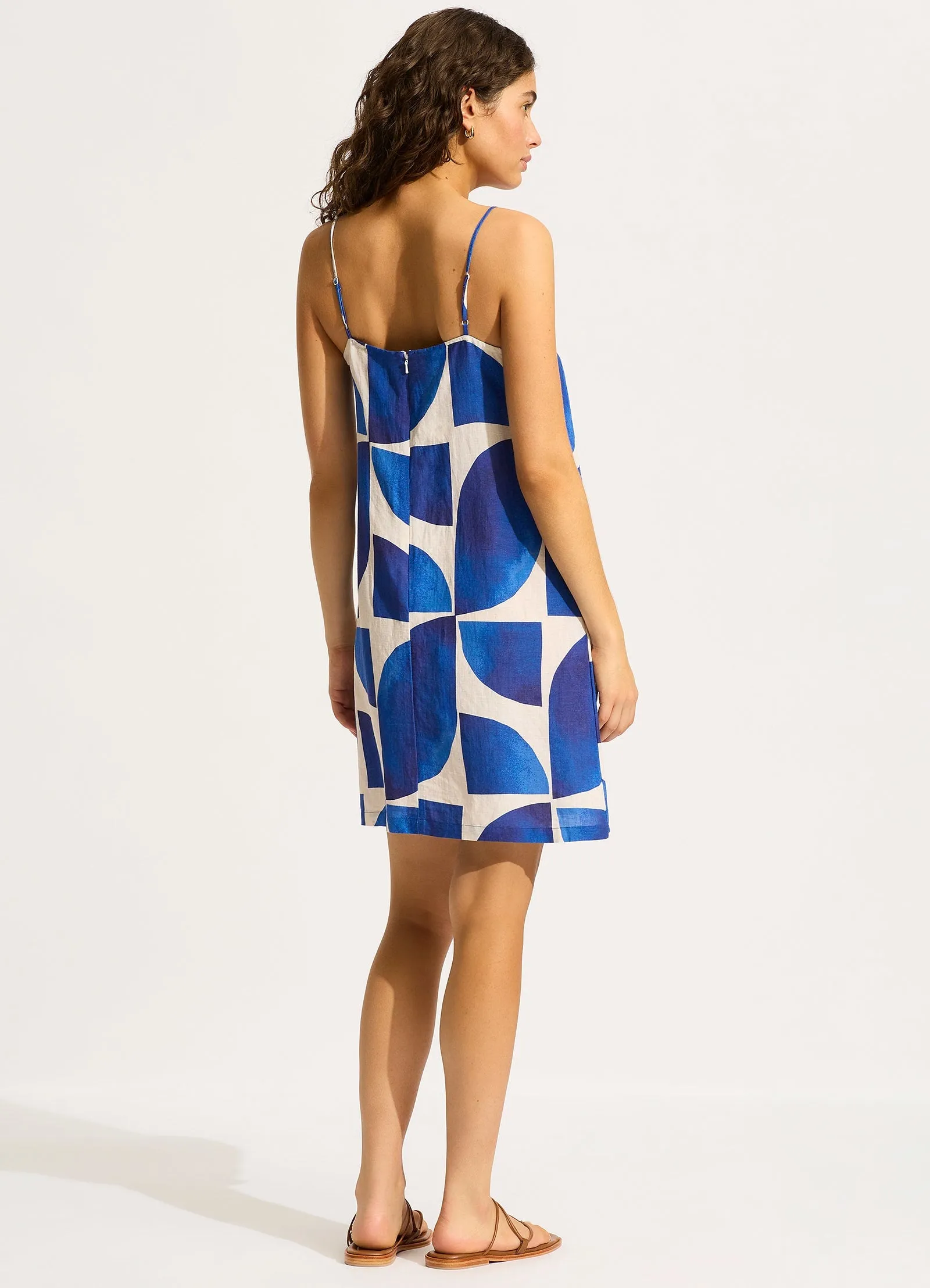 Sunray Bandeau Mini Dress - Ultramarine sold by Seafolly product image thumbnail 3