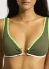 Beach Bound Ring Front Tank Bikini Top - Khaki sold by Seafolly