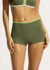 Beach Bound Boyleg Bikini Bottom - Khaki sold by Seafolly