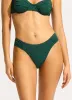 Seafolly Collective High Leg Ruched Side Bikini Bottom - Evergreen sold by Seafolly