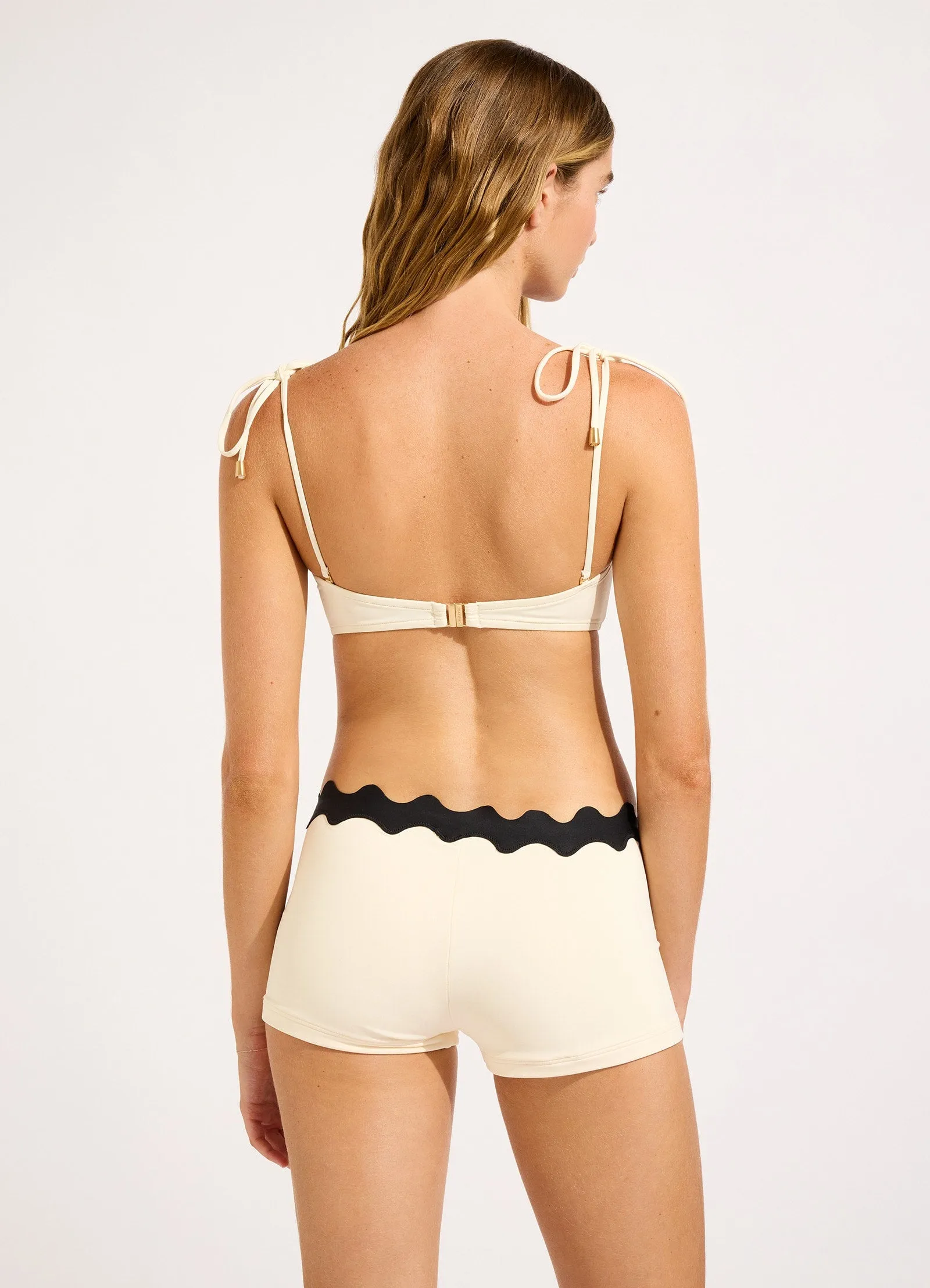 Gia Ric Rac Bustier Bandeau Bikini Top - Ecru sold by Seafolly product image thumbnail 4