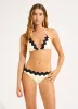 Gia Ric Rac Longline Slide Triangle Bikini Top - Ecru sold by Seafolly
