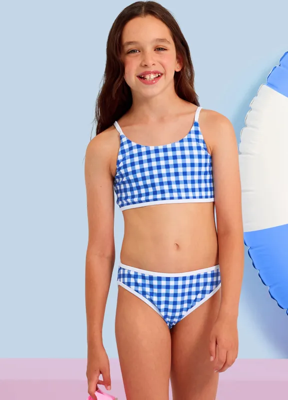 Gingham Bikini - Blue Lottie sold by Seafolly