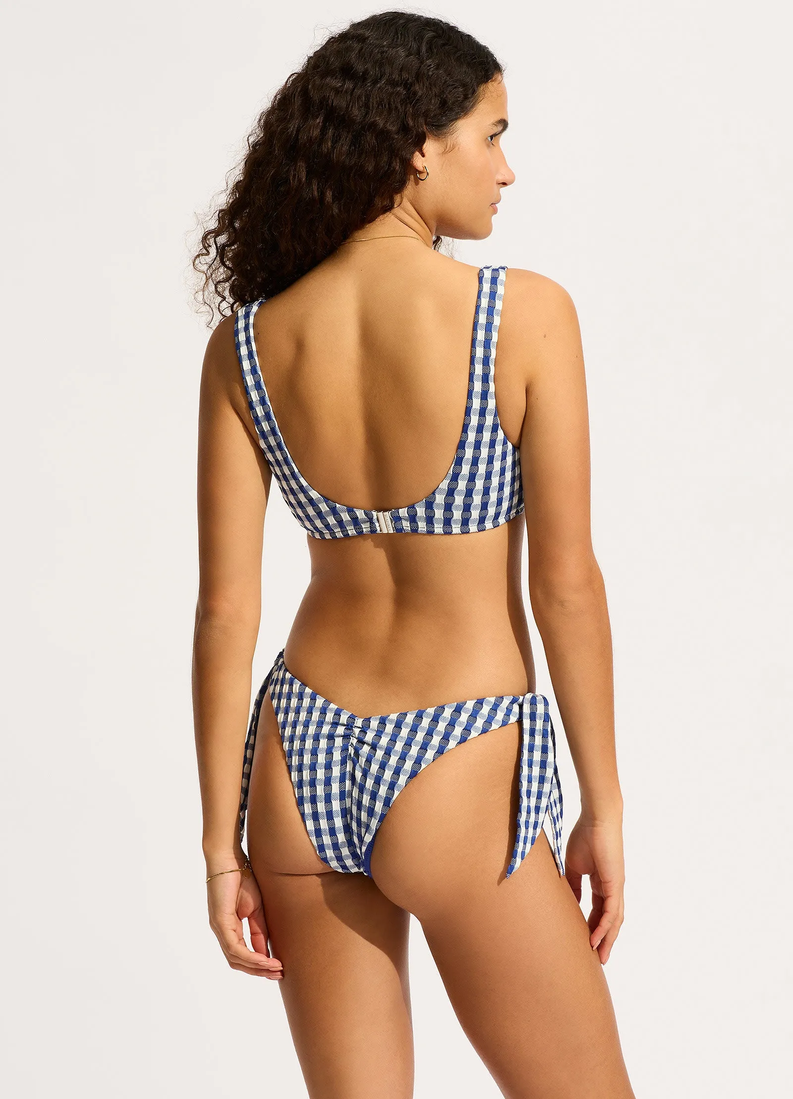 Bella Tie Side High Cut Rio Bikini Bottom - Ultramarine sold by Seafolly product image thumbnail 4