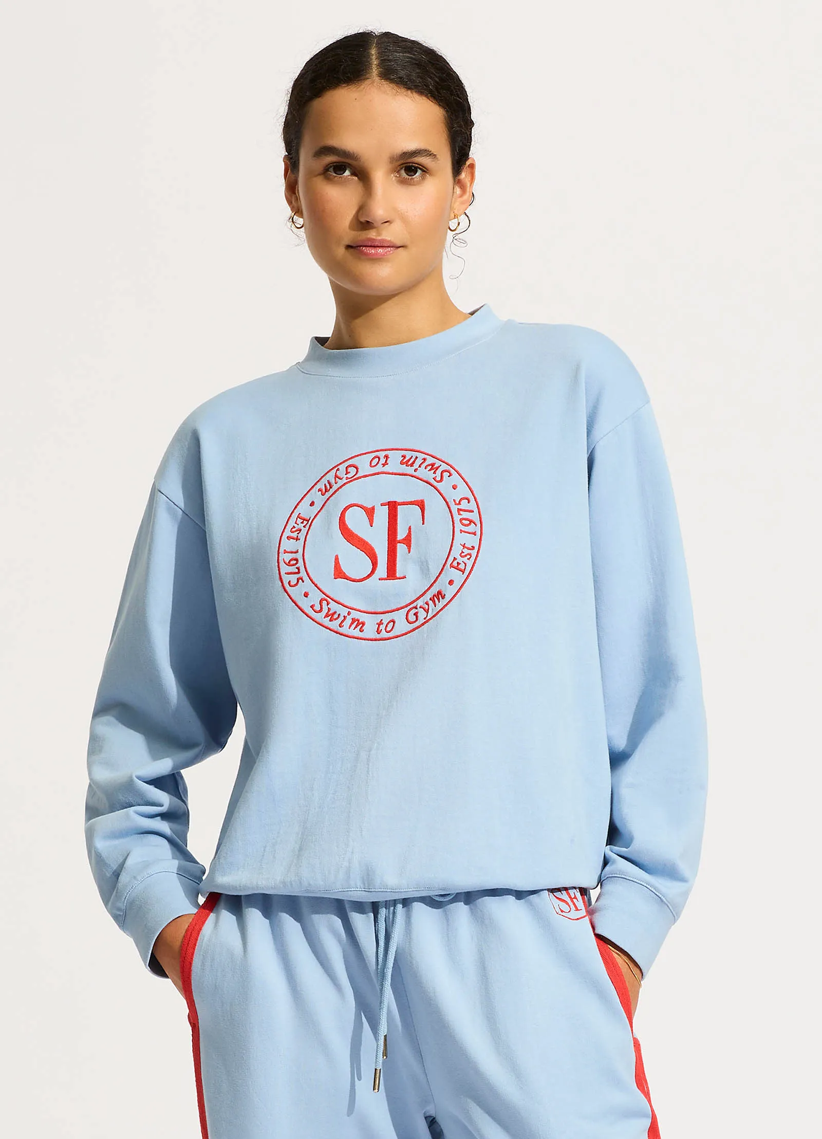Heritage Jumper - Powder Blue sold by Seafolly product image thumbnail 3