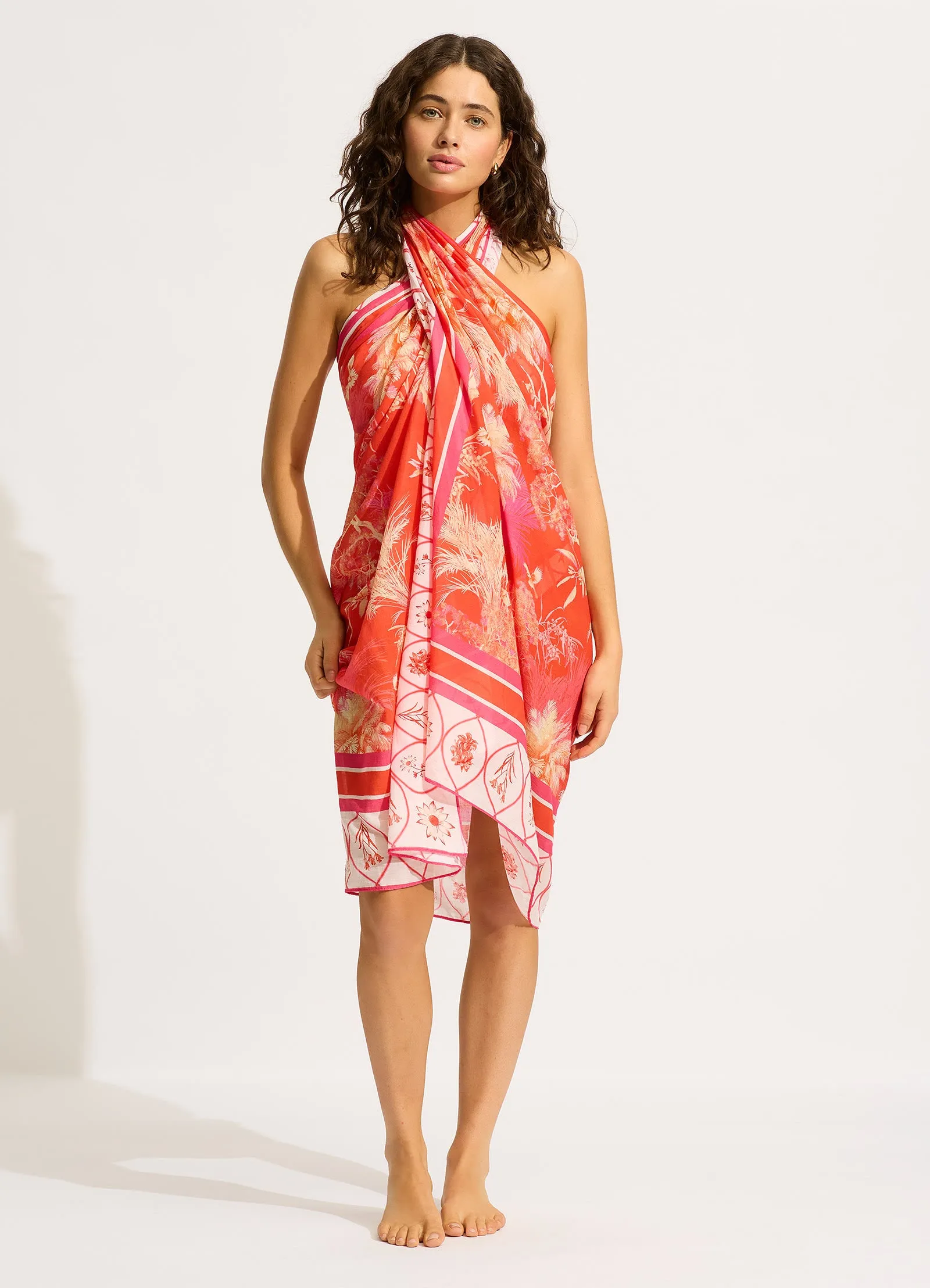 Marbella Sarong - Flame sold by Seafolly product image thumbnail 5