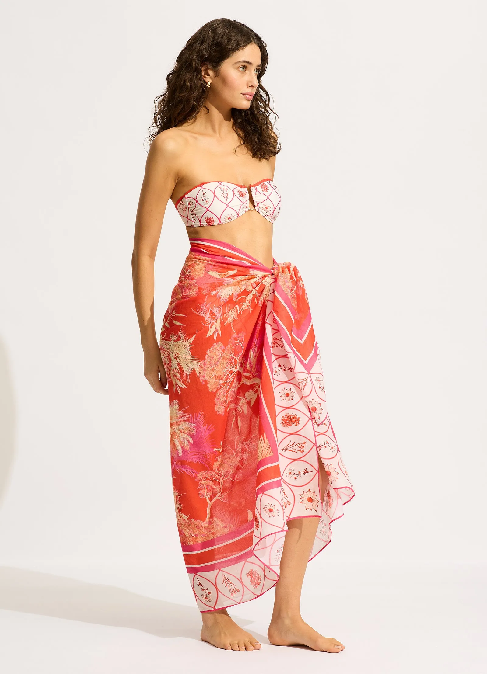 Marbella Sarong - Flame sold by Seafolly product image thumbnail 2