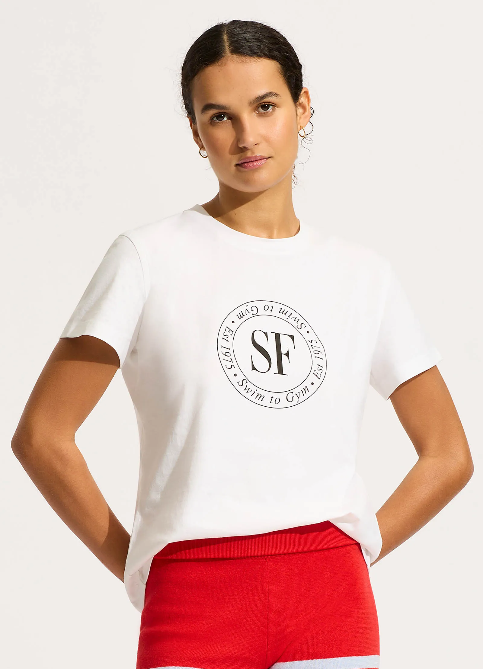 Heritage T-Shirt - White sold by Seafolly product image thumbnail 2