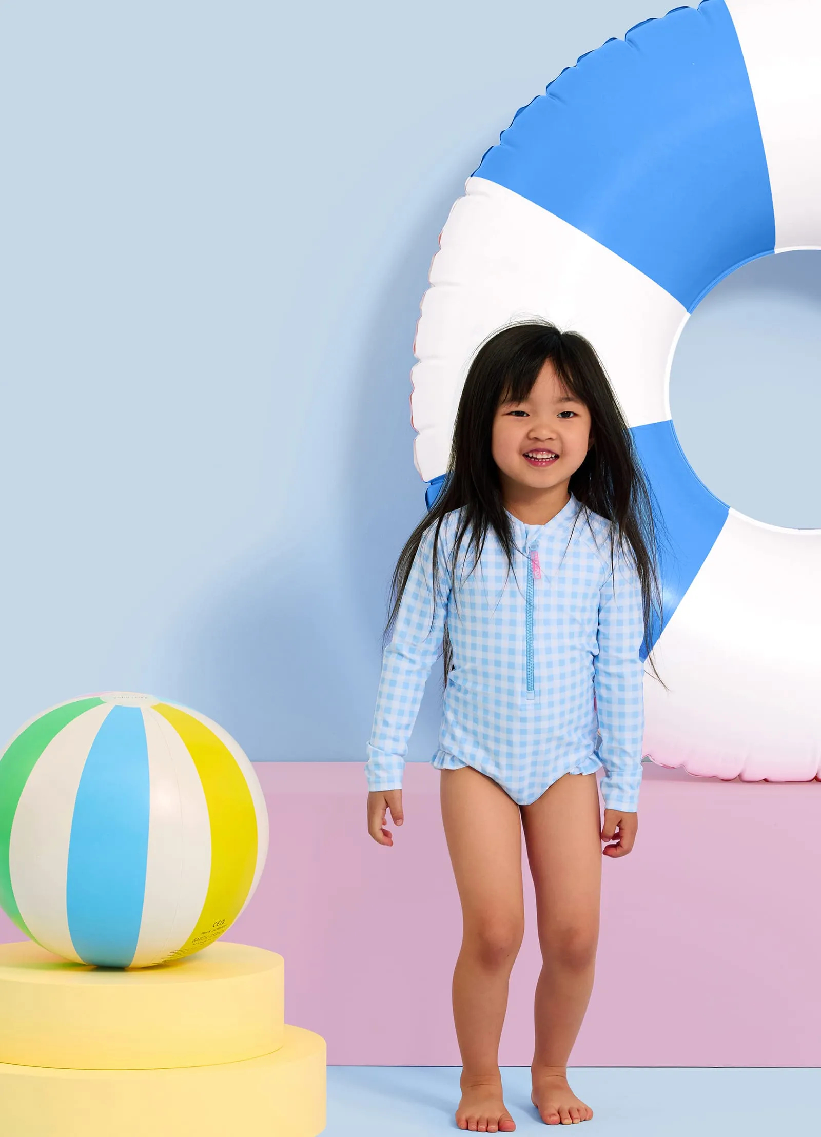 Gingham Sunsuit - Placid Blue sold by Seafolly product image thumbnail 2