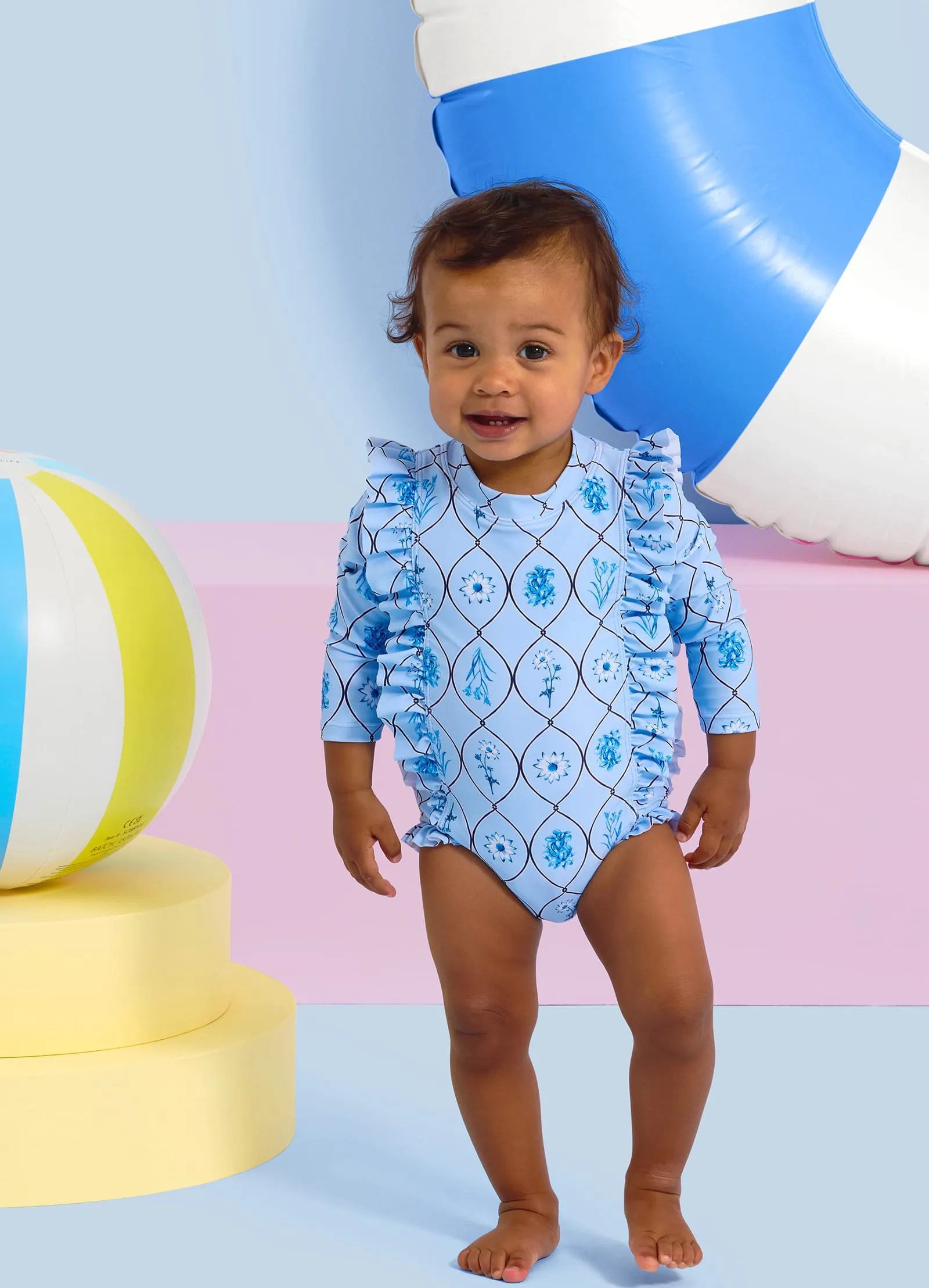 Marbella Frill Sunsuit - Marbella sold by Seafolly