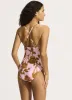 Rococo Deep V Neck One Piece - Blossom sold by Seafolly