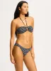 Mala Ring Front Bandeau  - Black sold by Seafolly