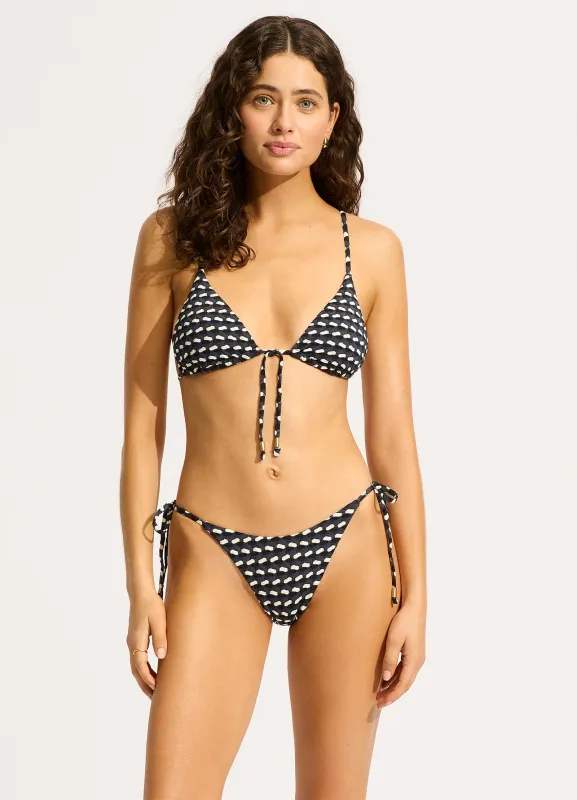 Mala Tie Side Rio Bikini Bottom - Black sold by Seafolly