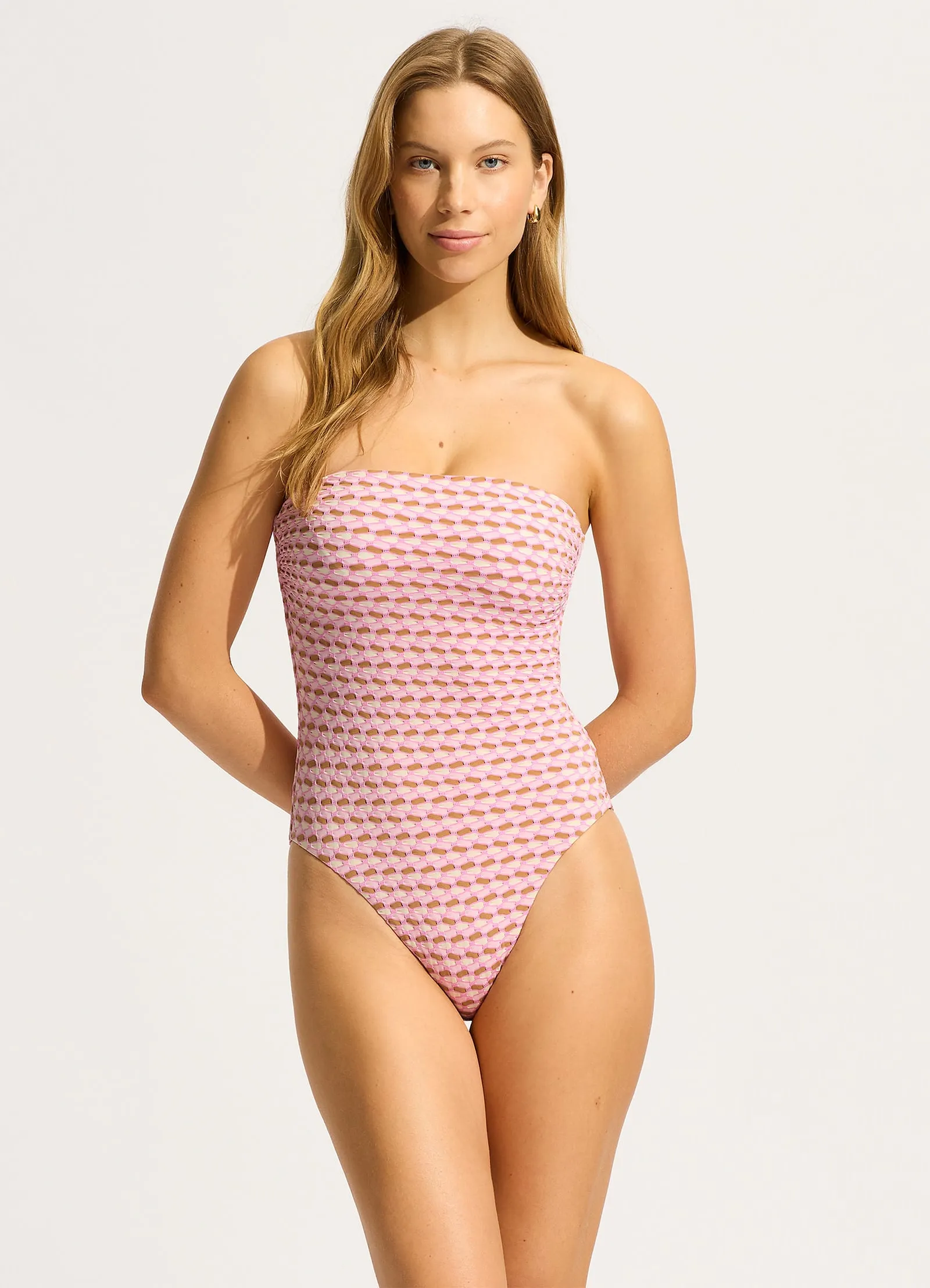 Mala DD Bandeau One Piece - Blossom sold by Seafolly