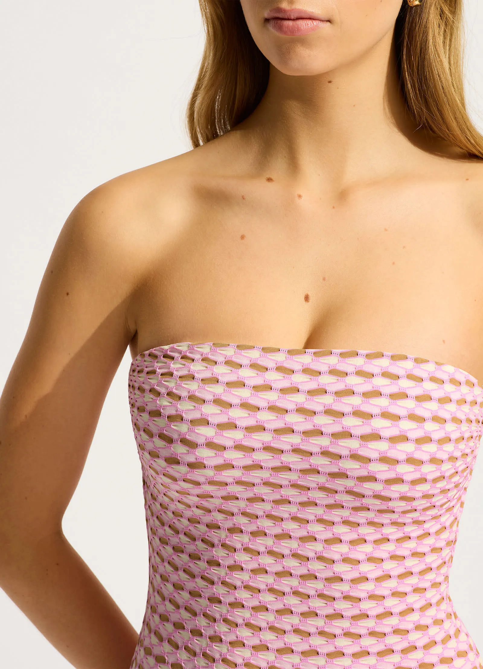 Mala DD Bandeau One Piece - Blossom sold by Seafolly product image thumbnail 4