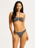 Mala Hipster Bikini Bottom - Black sold by Seafolly