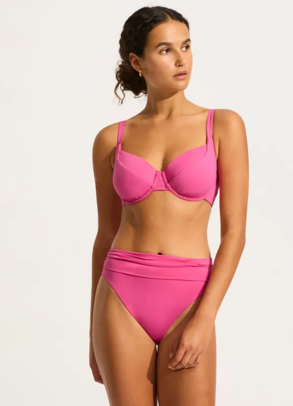 Seafolly Collective DD Cup Underwire Bikini Top - Hot Pink sold by Seafolly