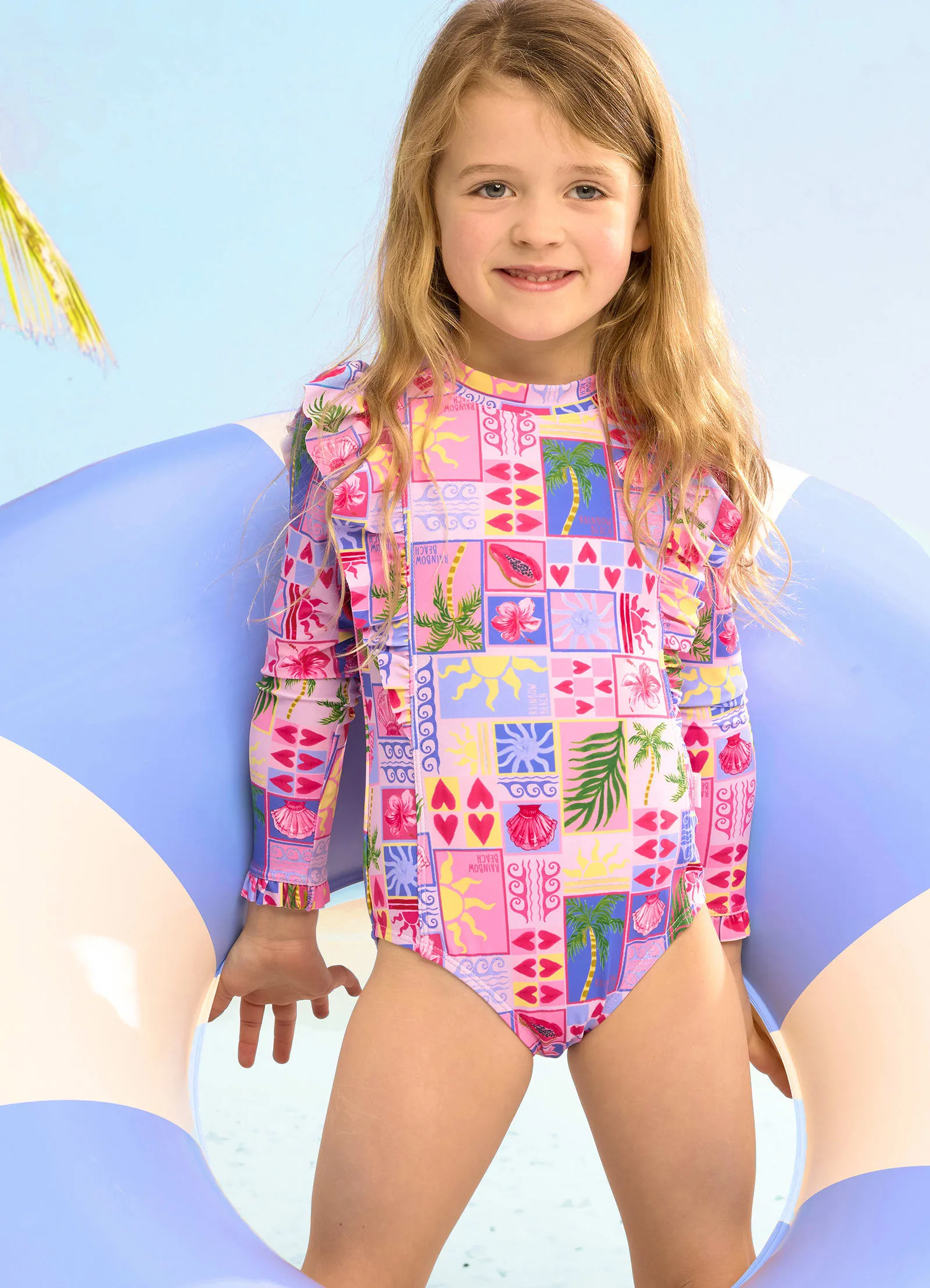 Rainbow Beach Frill Sunsuit - sold by Seafolly