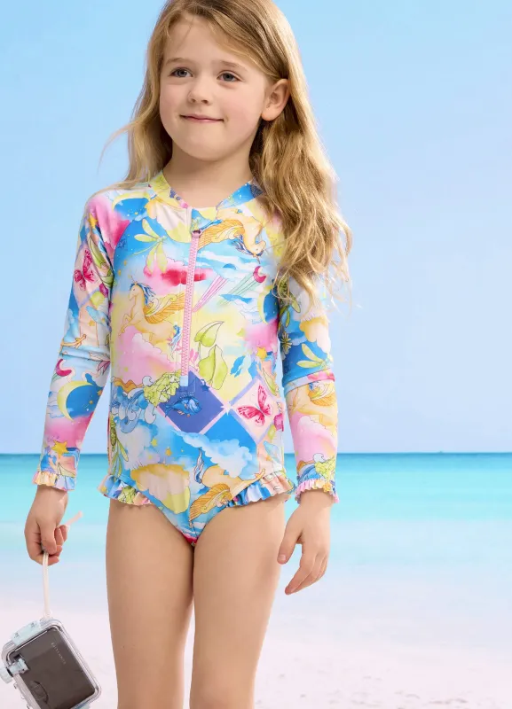 Surrealism Zip Front Sunsuit - Surrealism sold by Seafolly