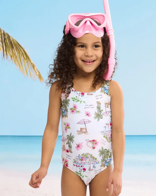 Secret Vacation Cut Out One Piece - Secret Vacay sold by Seafolly