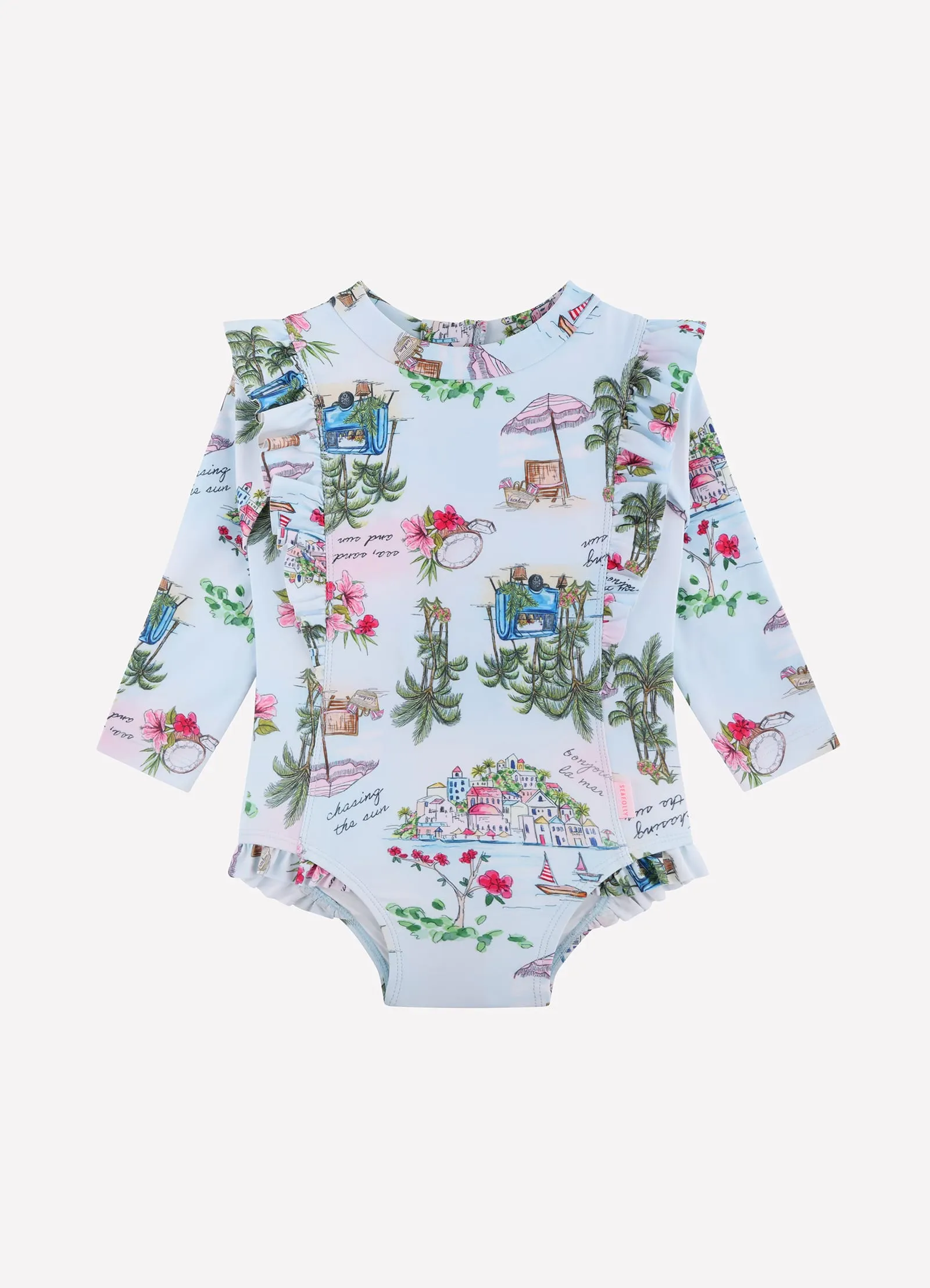 Secret Vacation Frill Sunsuit - Secret Vacay sold by Seafolly product image thumbnail 2