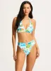 Sunset Multi Fit Triangle Bikini Top - Turquoise sold by Seafolly