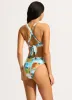 Sunset High Rise Bikini Bottom - Turquoise sold by Seafolly