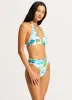Sunset High Rise Bikini Bottom - Turquoise sold by Seafolly