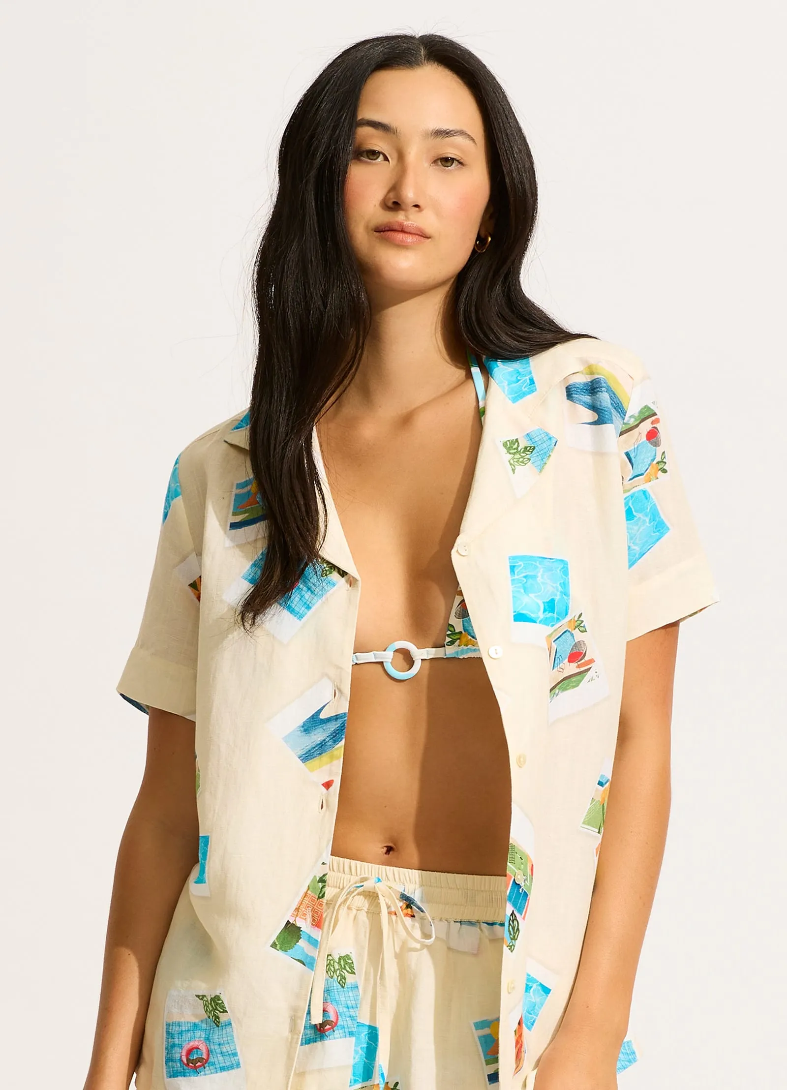 Sunset Shirt - Ecru sold by Seafolly product image thumbnail 2