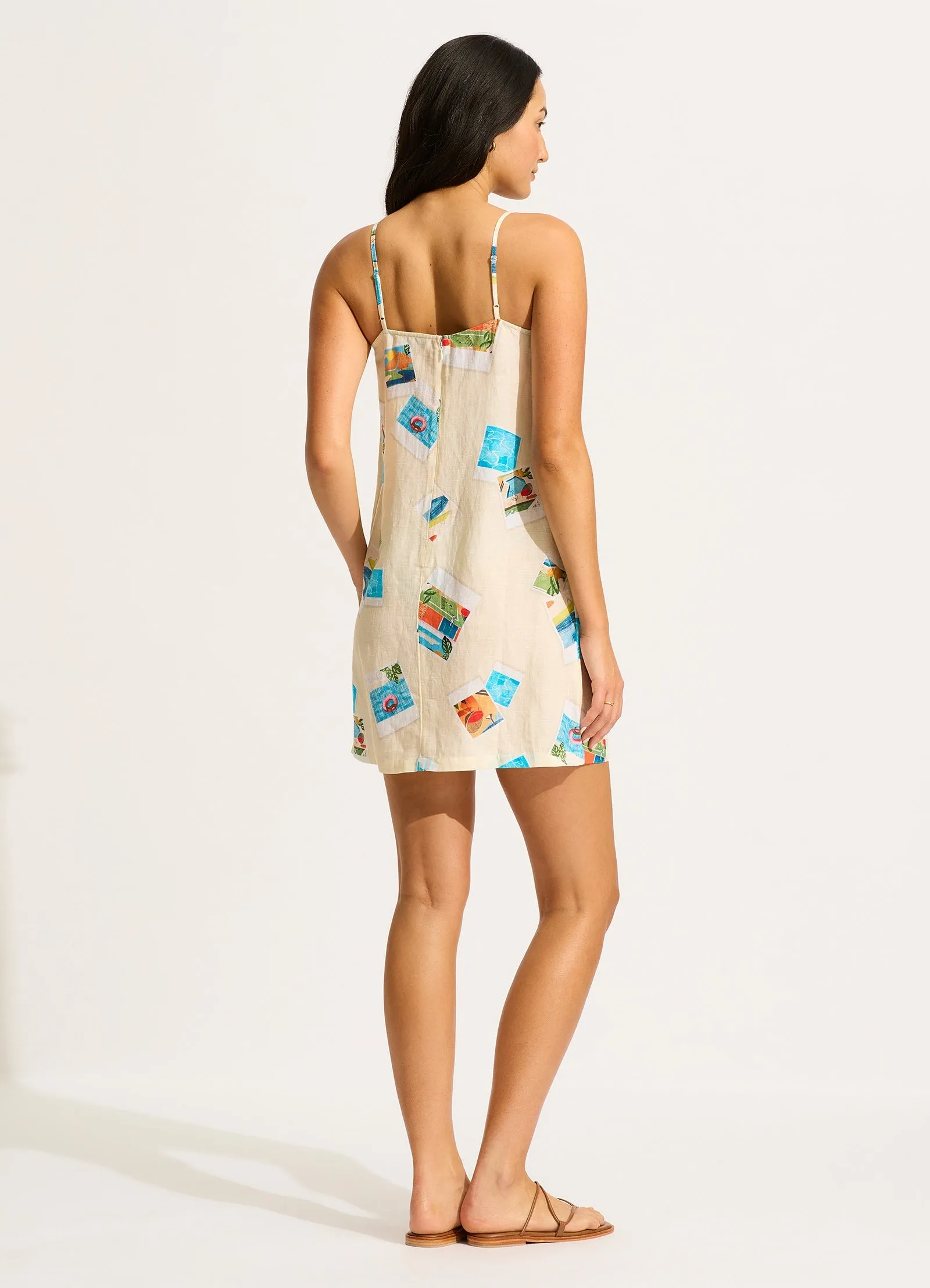 Sunset Bandeau Mini Dress - Ecru sold by Seafolly product image thumbnail 4