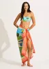 Sunset Sarong - Turquoise sold by Seafolly