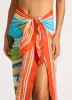 Sunset Sarong - Turquoise sold by Seafolly