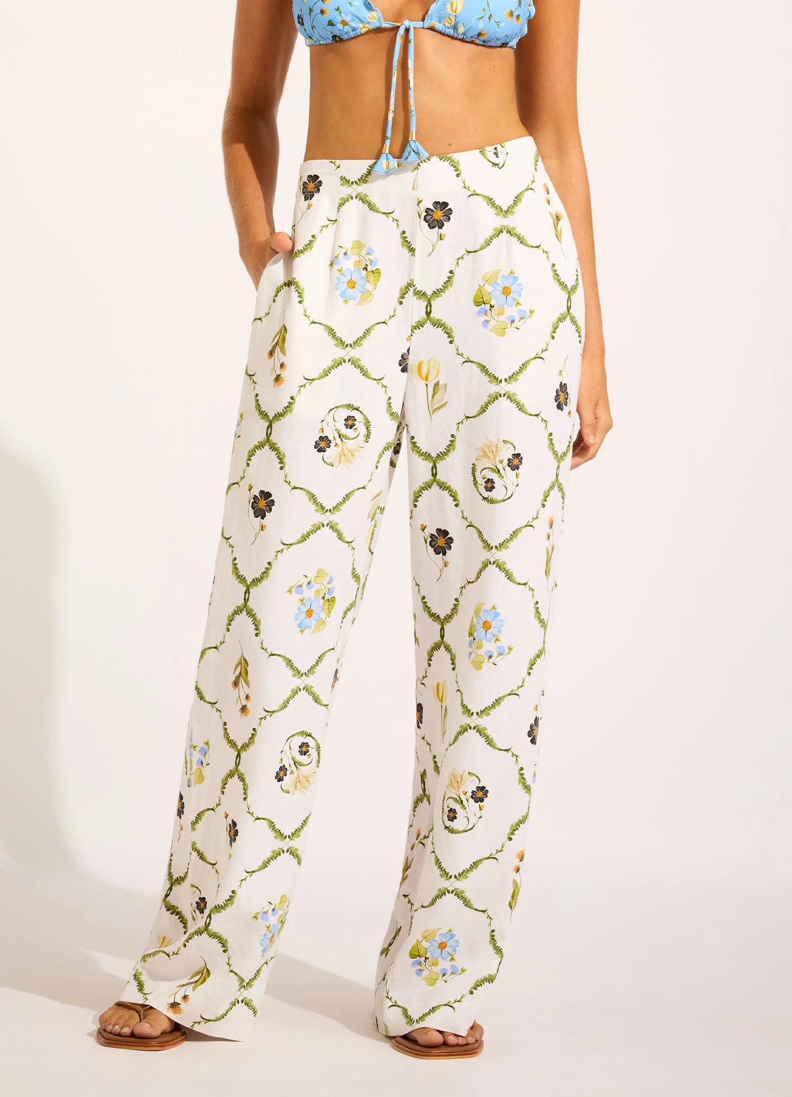 Modern Romance Tailored Wide Leg Pant sold by Seafolly product image thumbnail 2
