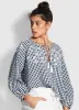 Ally Gingham Top - Blue sold by Seafolly