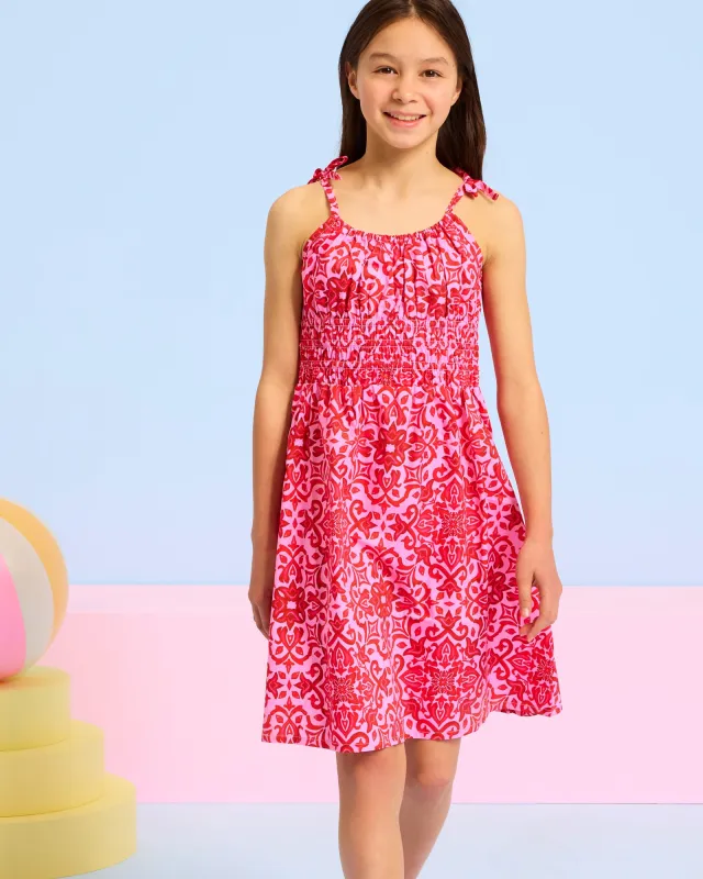 Capri Tile Tiered Dress made by Seafolly