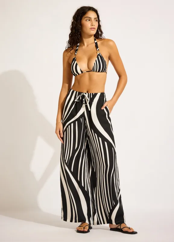 Coastline Drawcord Wide Leg Pant sold by Seafolly