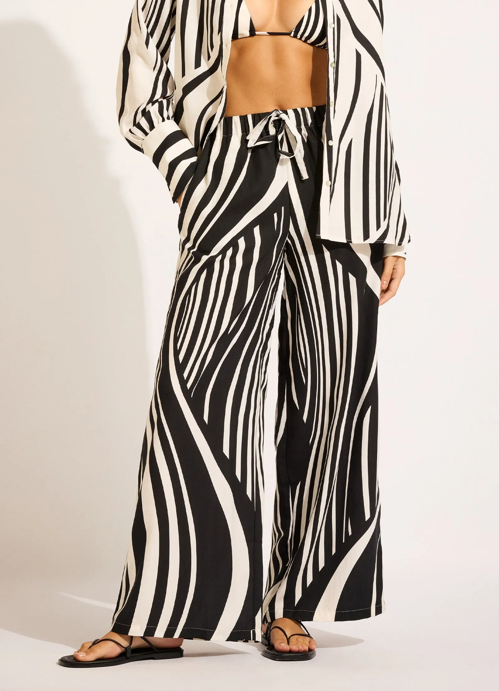 Coastline Drawcord Wide Leg Pant sold by Seafolly product image thumbnail 2