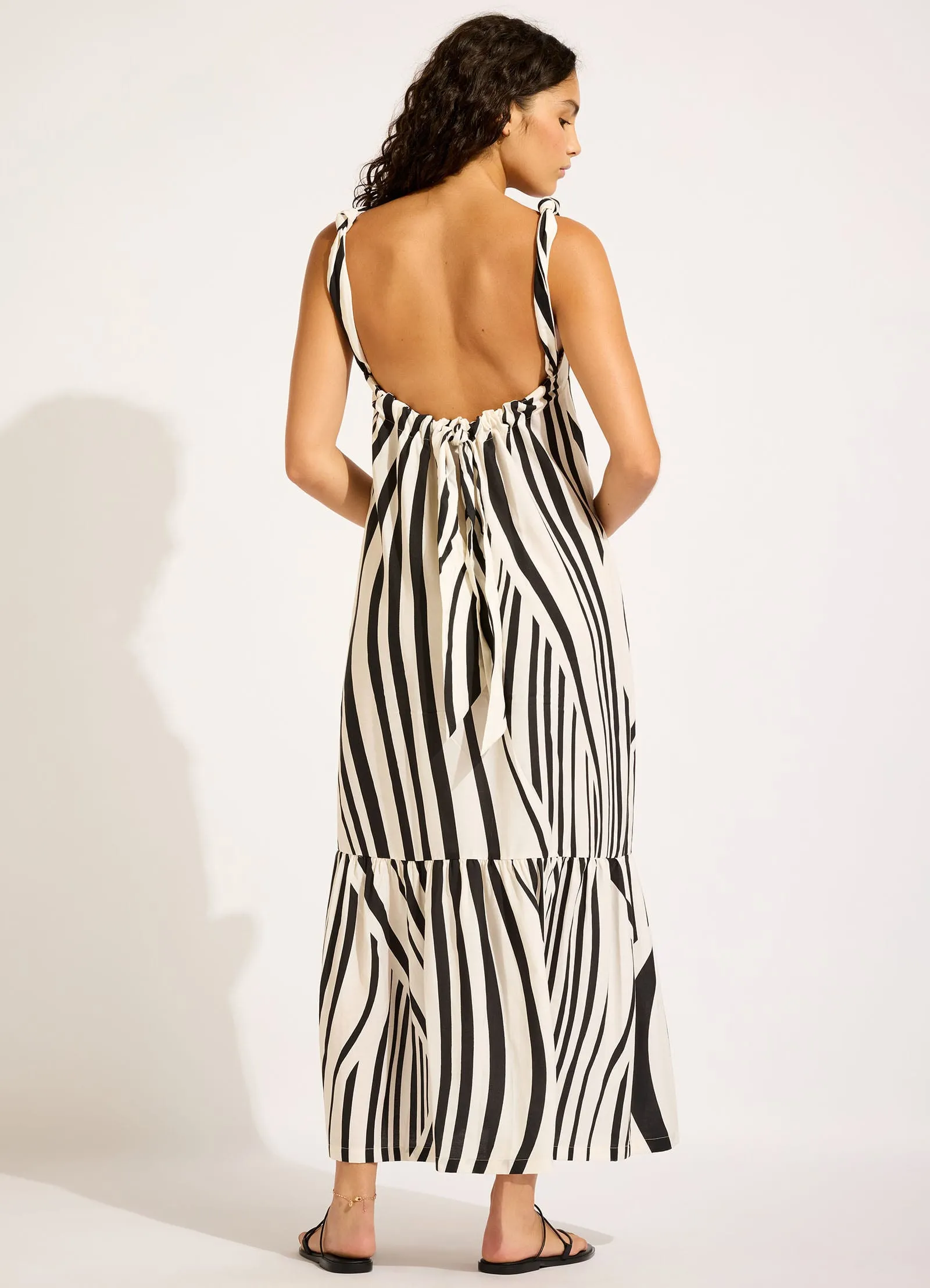 Coastline Tie Back Maxi Dress sold by Seafolly product image thumbnail 3
