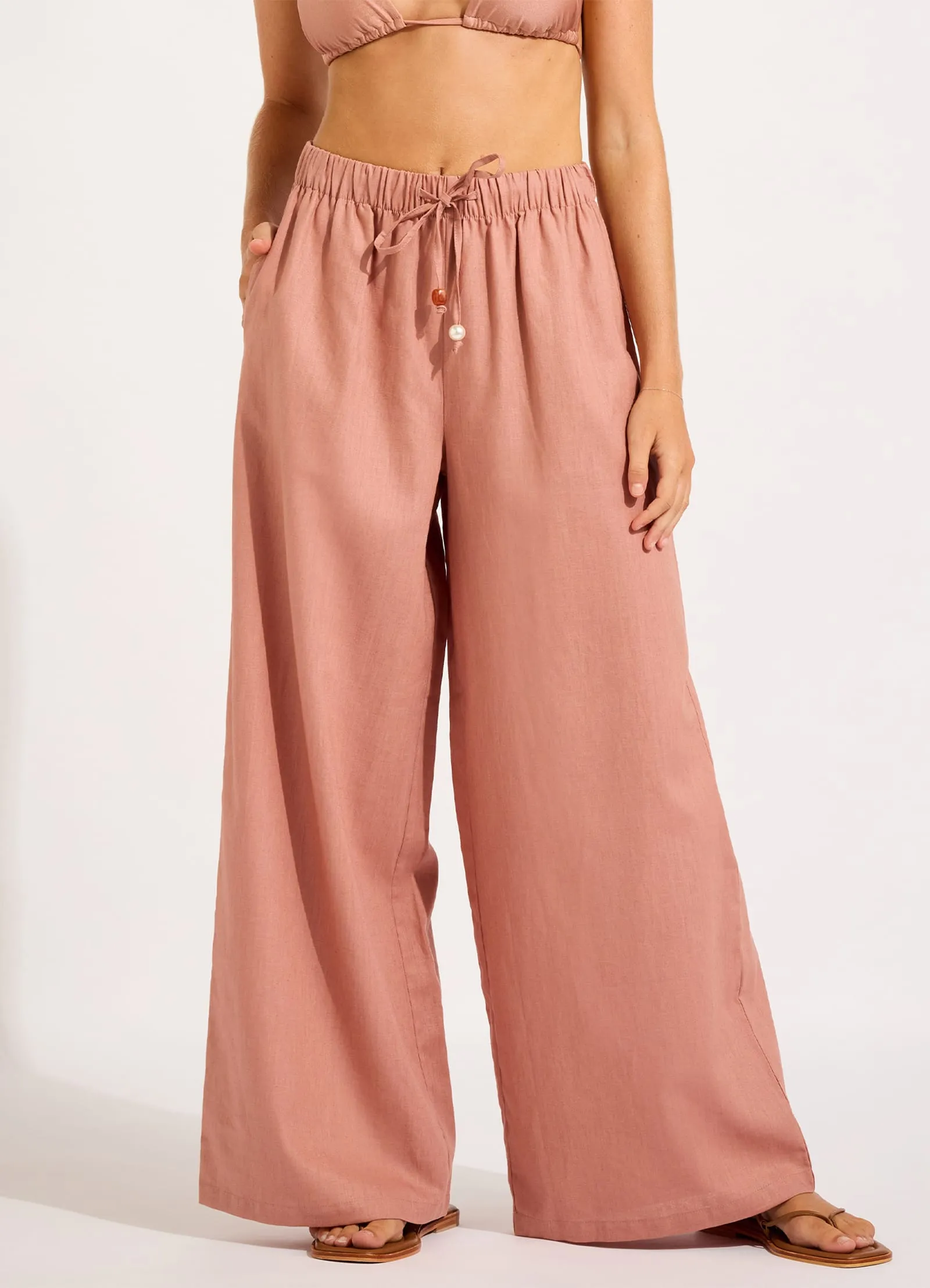 Palermo Drawcord Waist Wide Leg Pant sold by Seafolly product image thumbnail 2