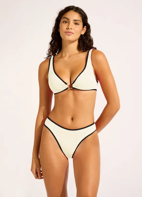 Beach Bound High Leg Bikini Bottom sold by Seafolly