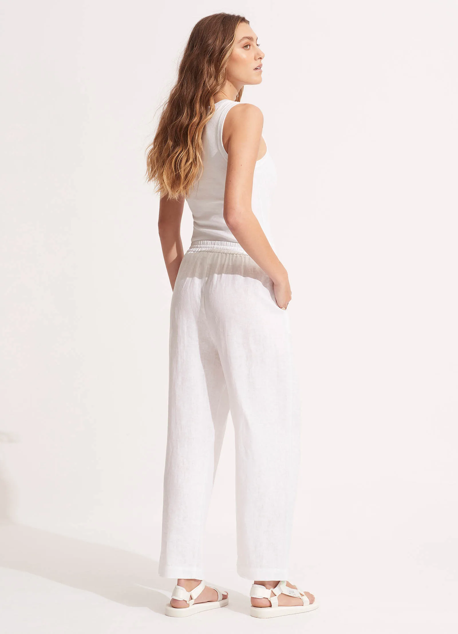 Linen Pant - White sold by Seafolly product image thumbnail 4