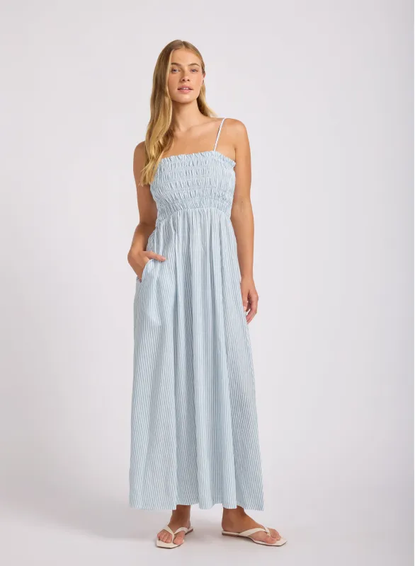 Beachclub Shirred Maxi Dress made by Seafolly